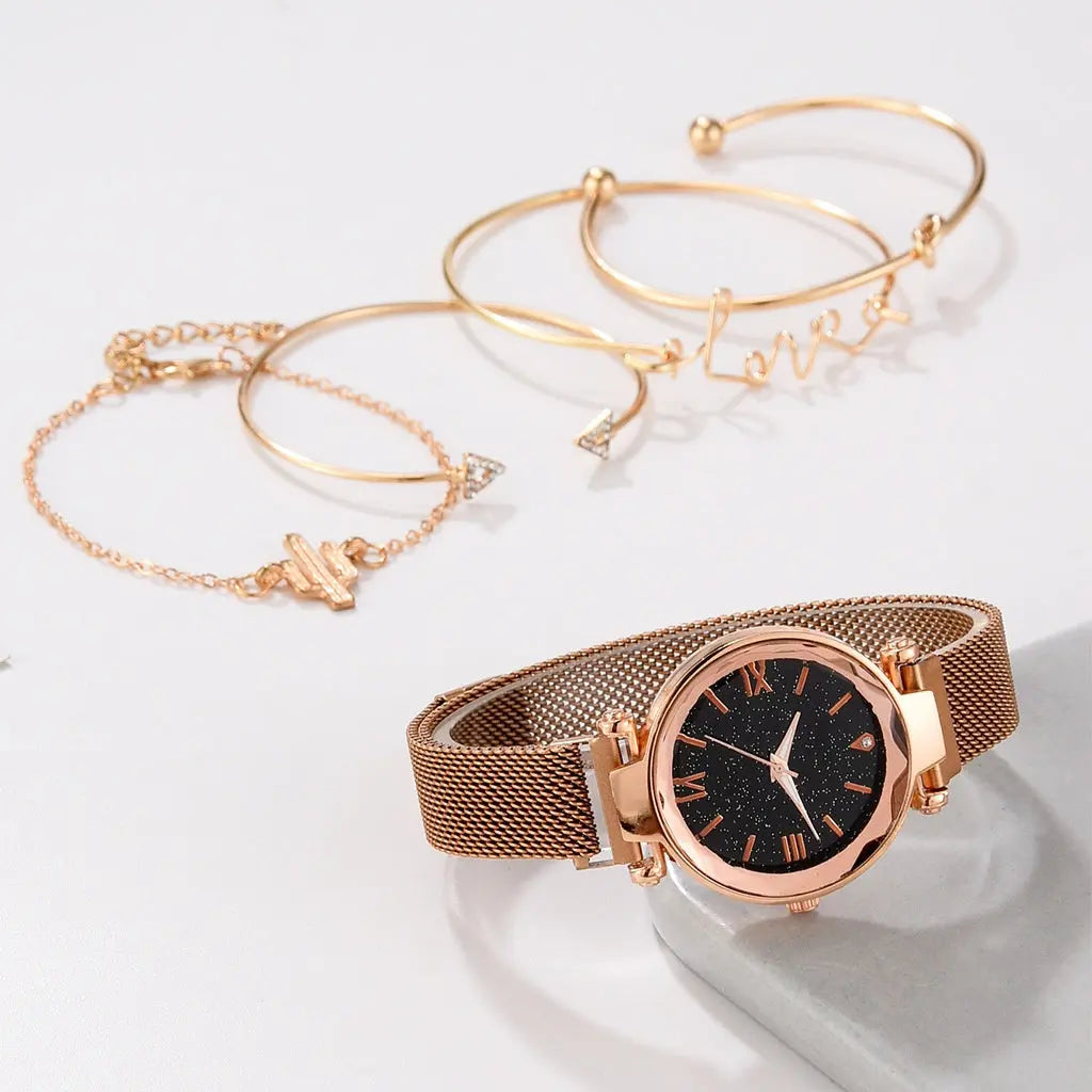 Bracelet Watch Set null