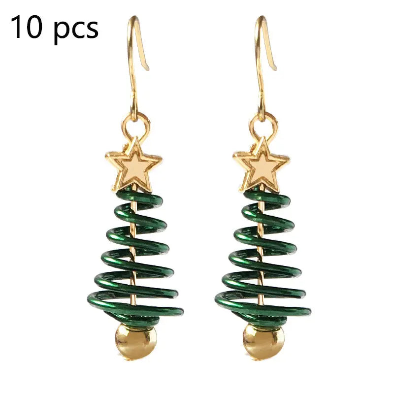 Christmas Earrings Tree Star DIY Earrings null