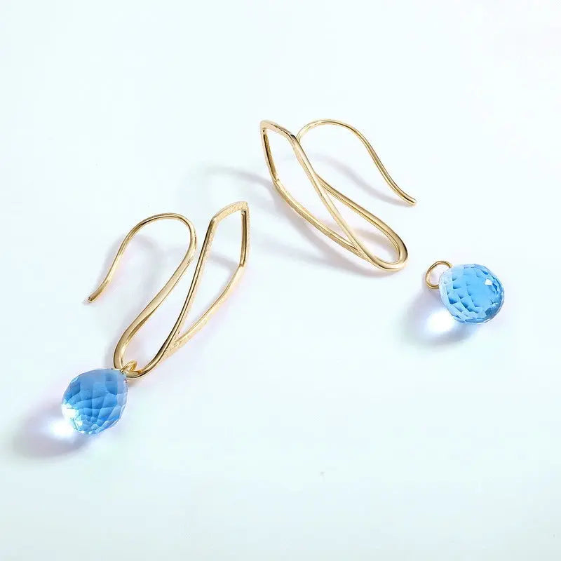 Crystal earrings earrings null