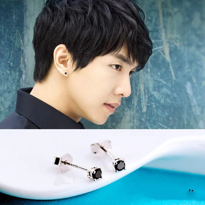 Earrings Sterling Silver Men's Earrings Earrings null