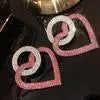 Fashion peach Heart Accessories Earrings null
