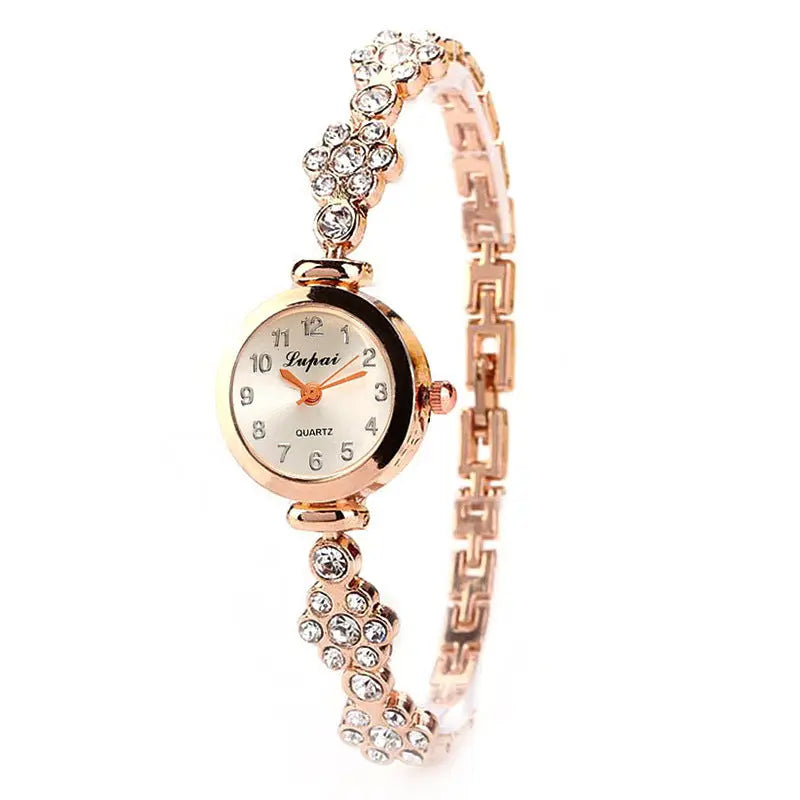 Ladies flower bracelet watch null