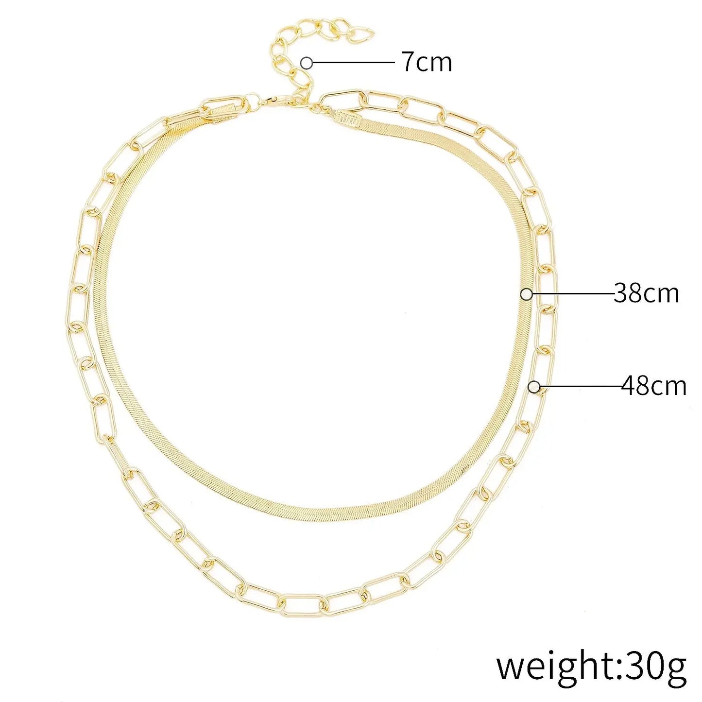 Necklace Female Twist Chain Necklace null