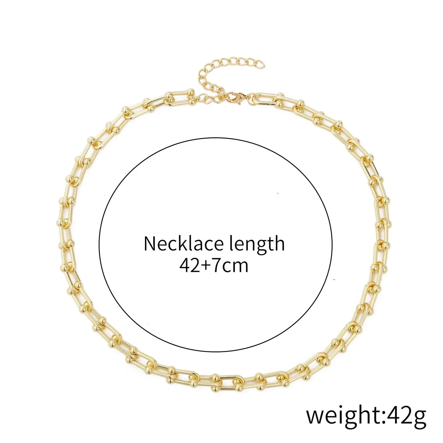 Necklace Female Twist Chain Necklace null