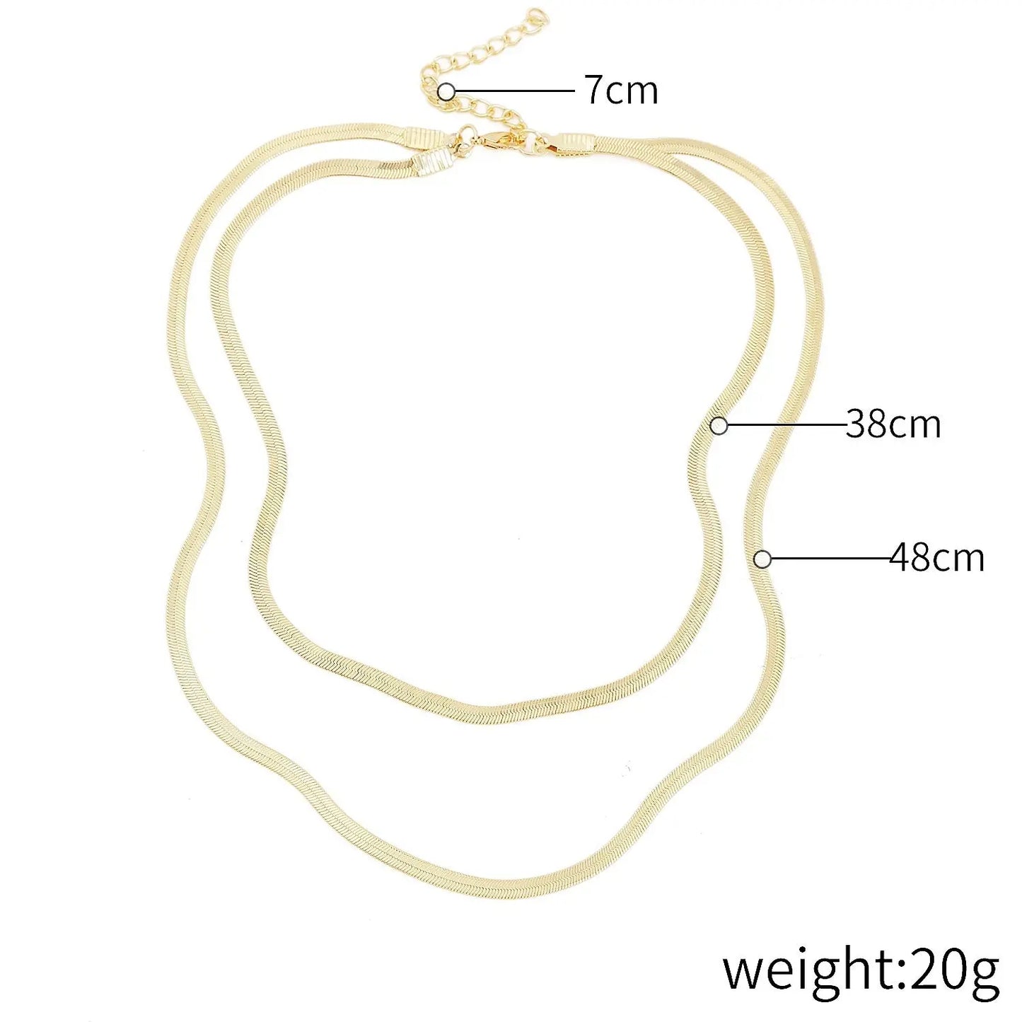 Necklace Female Twist Chain Necklace null