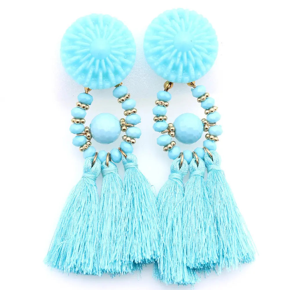 Tassel earrings earrings null