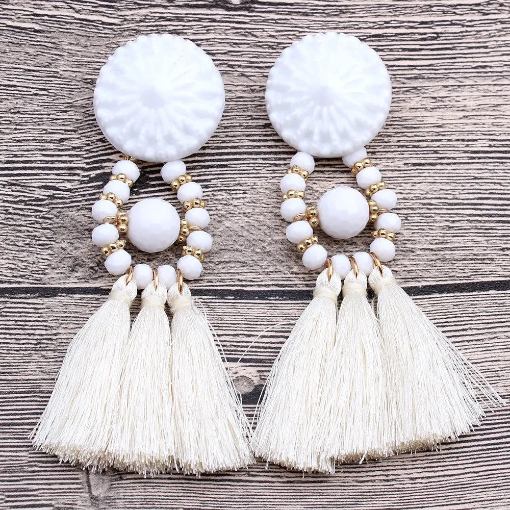 Tassel earrings earrings null