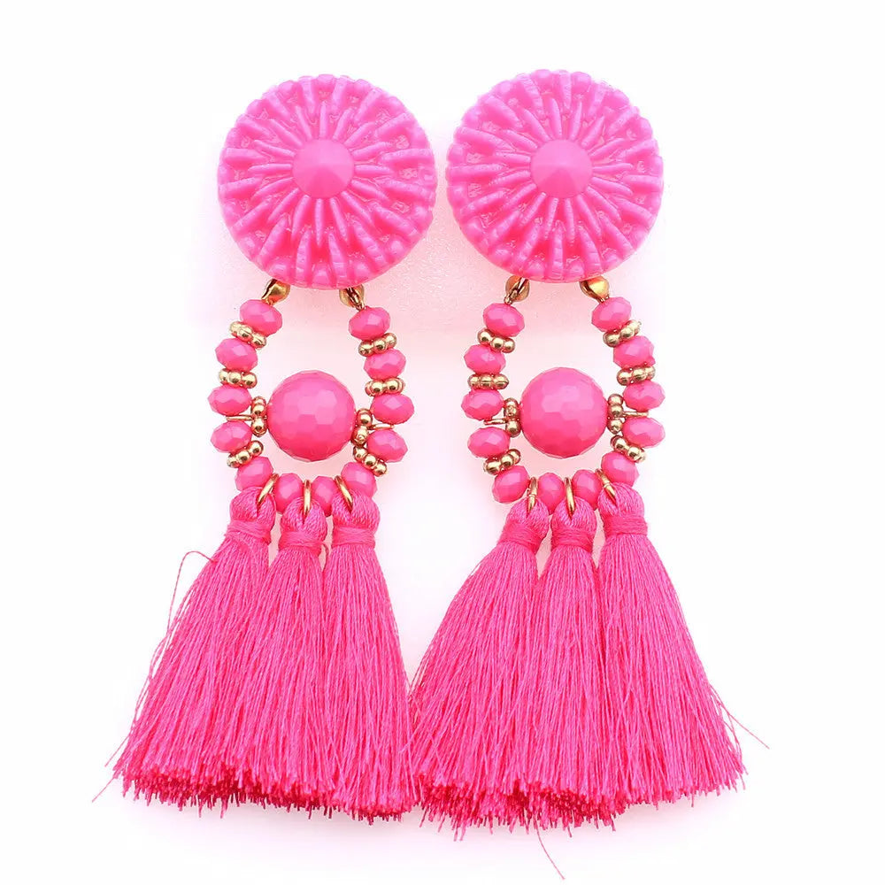 Tassel earrings earrings null