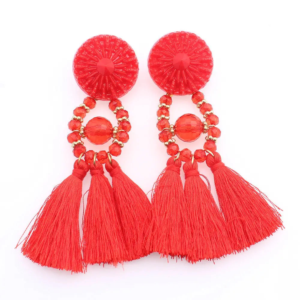 Tassel earrings earrings null