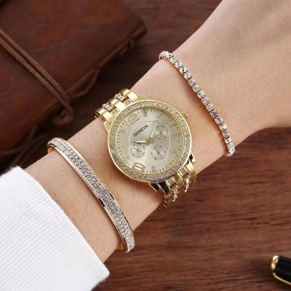 Unisex Three-piece Bracelet Watch null