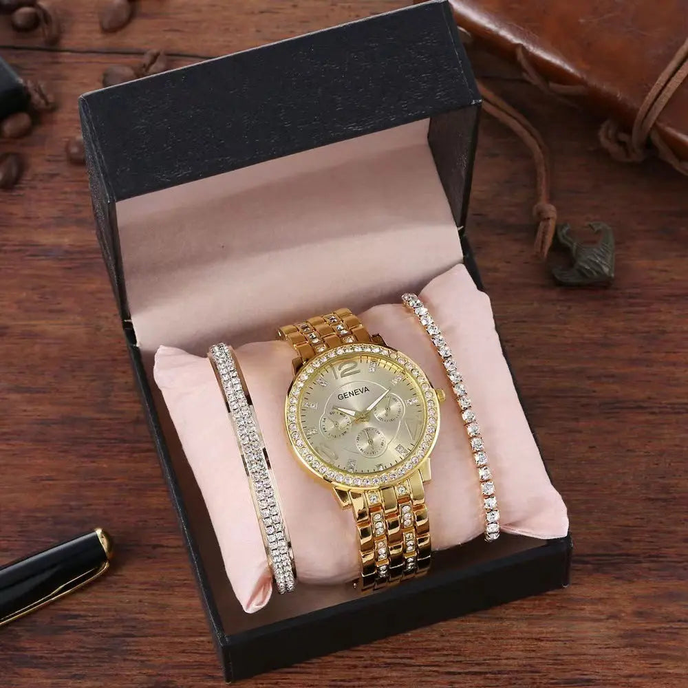 Unisex Three-piece Bracelet Watch null
