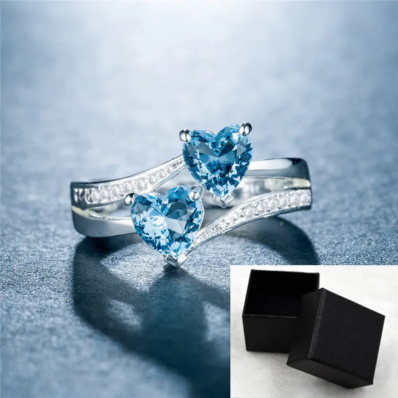 Wholesale of Platinum-plated Copper Rings Jewelry with Zircon Rings null
