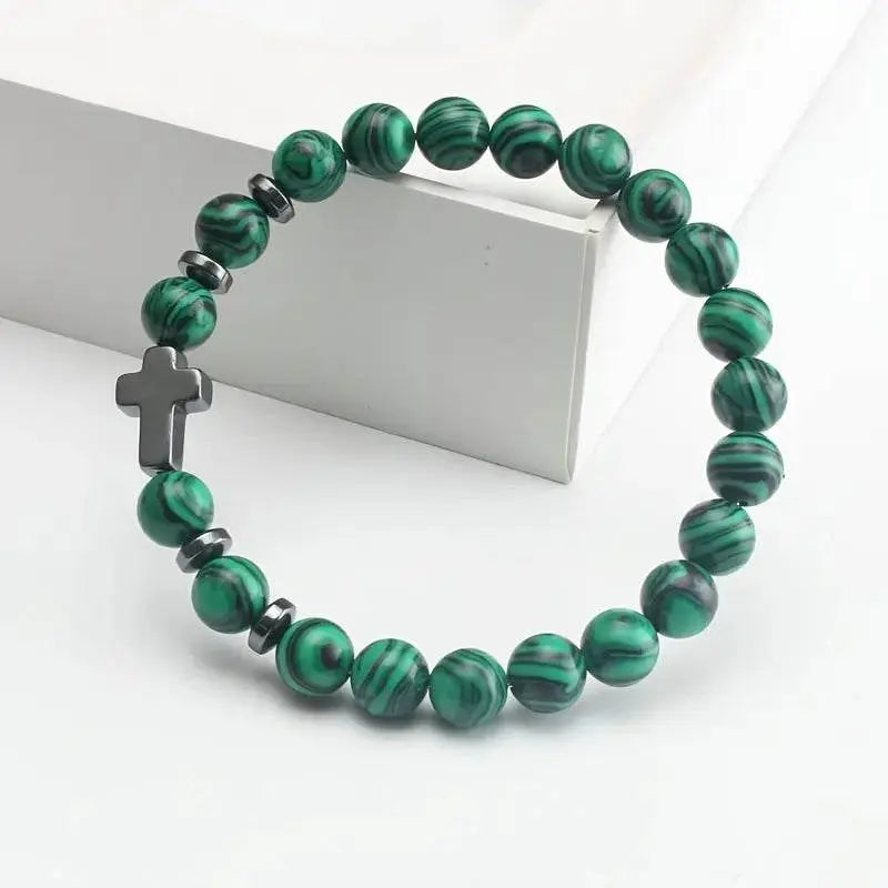 Handmade-Natural-Gemstone-Bracelet-Unisex-8mm-Round-Beads-Stretch-Bracelet-Stress-Relief-Yoga-Bracelet-Gifts-for-women-men-Crystals-Quartz-Healing-Stone Elegancezakoty