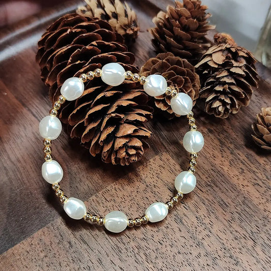 Long-tiantian-Gold-Beaded-Bracelets-for-Women-Men-Silver-Beaded-Bracelet-Stack-Bead-Bracelet-Stackable-Pearl-Bracelets-for-Women-Trendy-Birthday-Christmas-Jewelry-Gift Elegancezakoty