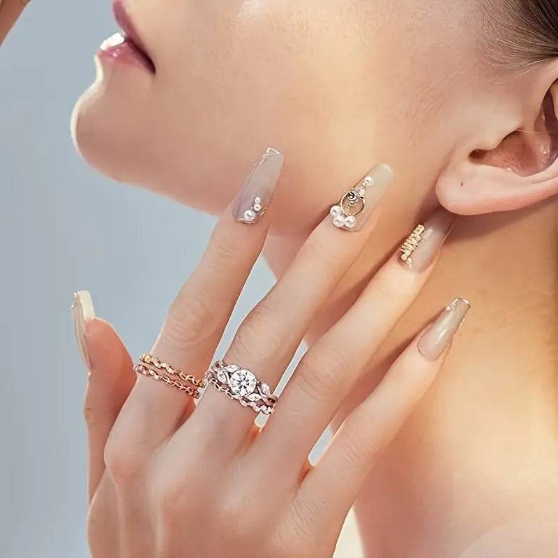 1.2ct Willow Shape Moissanite Women's Engagement Ring, 1.2ct D Color VVS1 Clarity Lab Made Wedding Rings Tree Branch Moissanite Ring Women's Gift cj