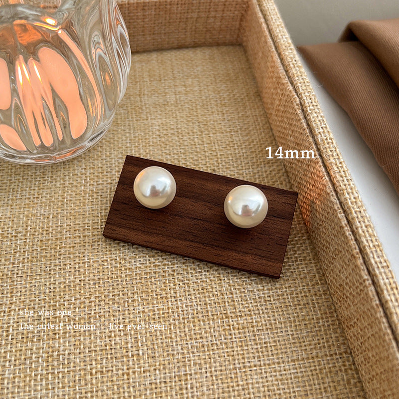 Pearl Retro French Simple Elegant Earrings