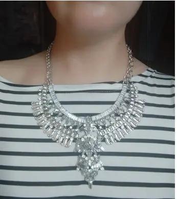 Alloy Diamond Short Necklace Crystal Necklace null