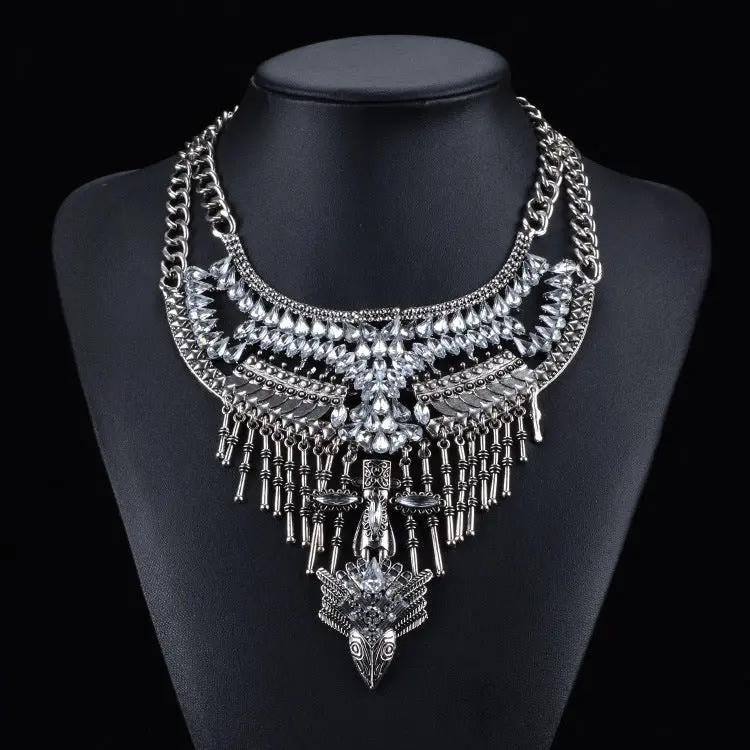 Alloy Diamond Short Necklace Crystal Necklace null