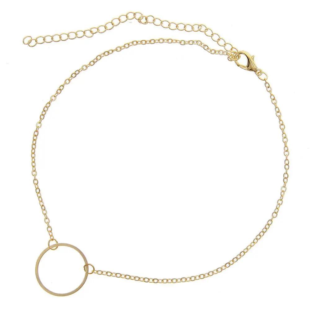 Alloy Ring Necklace Necklace null