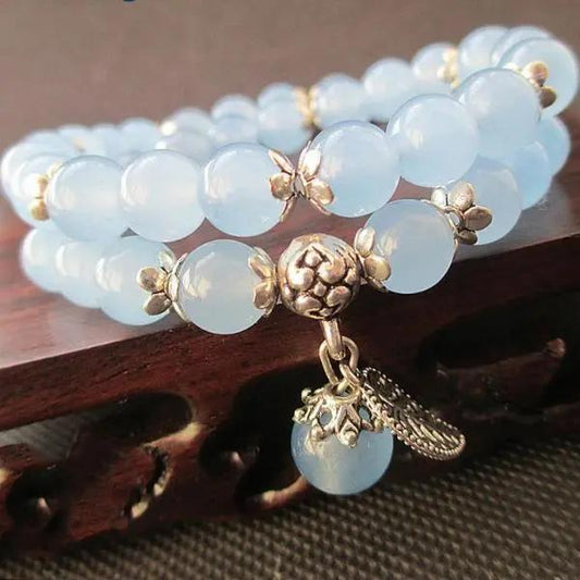 Blue Crystal Bracelets null