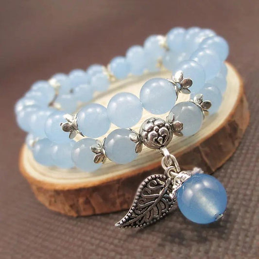 Blue Crystal Bracelets null