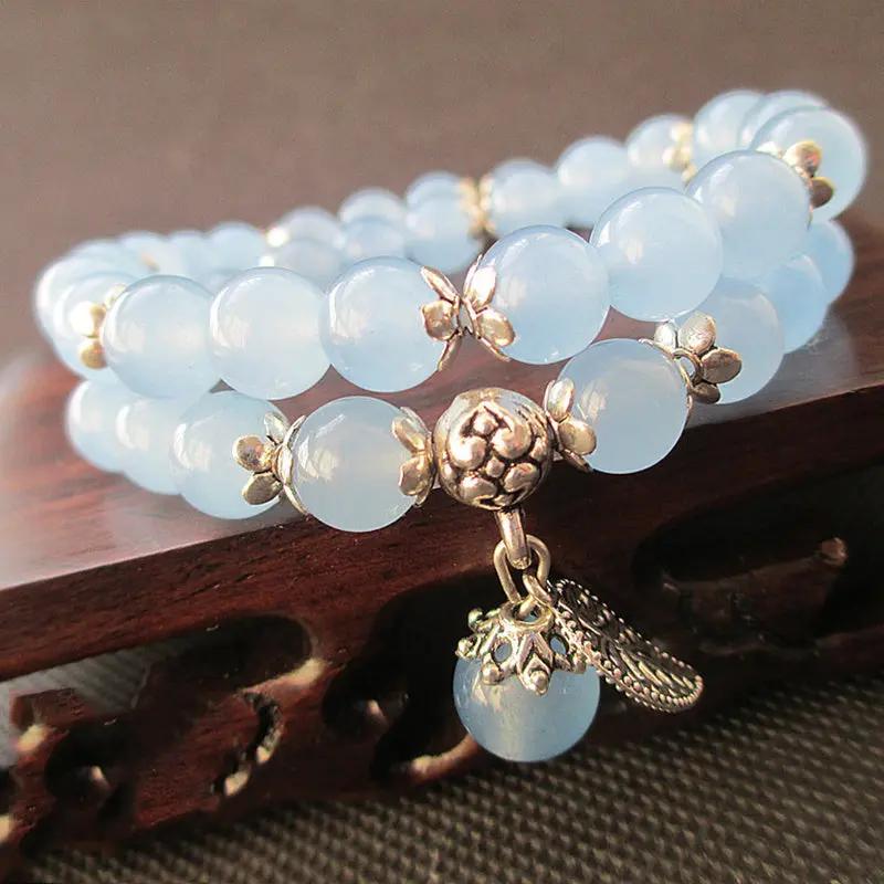 Blue Crystal Bracelets null