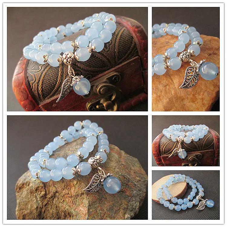 Blue Crystal Bracelets null