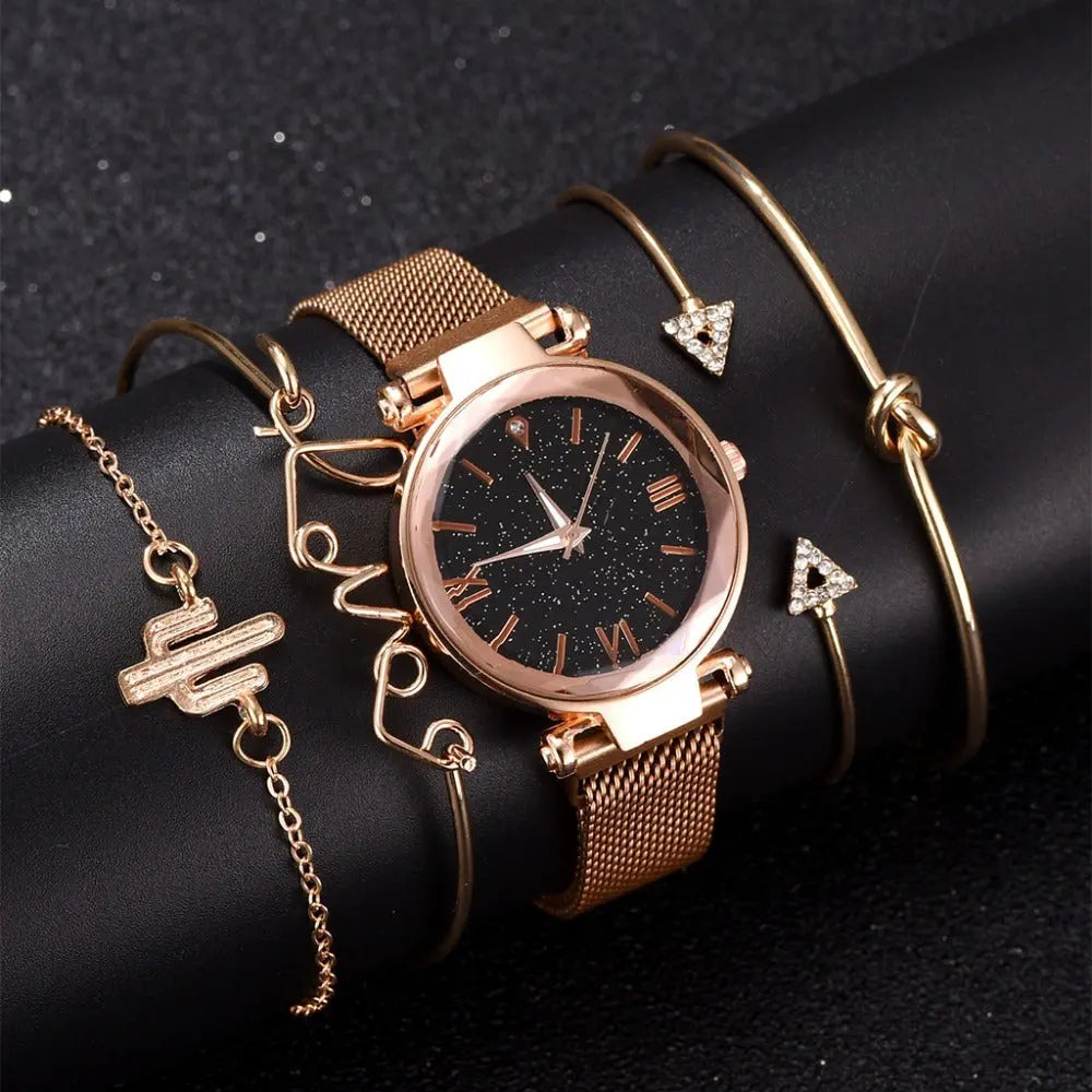 Bracelet Watch Set null