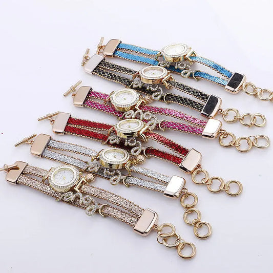 Bracelet watch sequin bracelet watch null