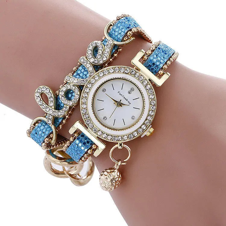 Bracelet watch sequin bracelet watch null