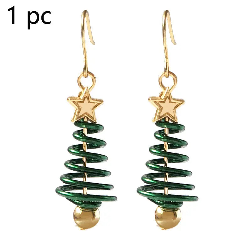 Christmas Earrings Tree Star DIY Earrings null