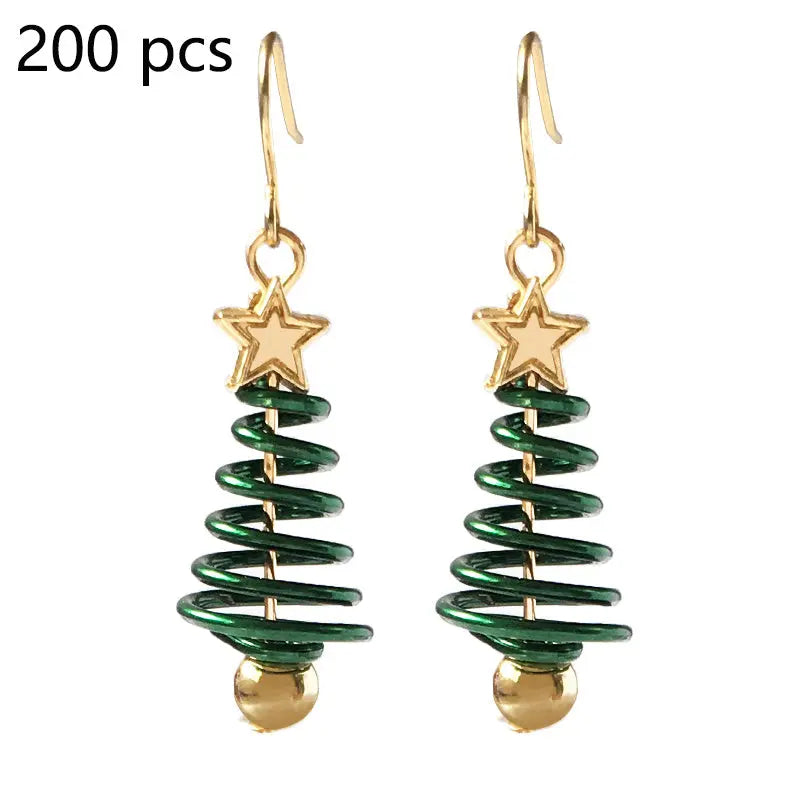 Christmas Earrings Tree Star DIY Earrings null