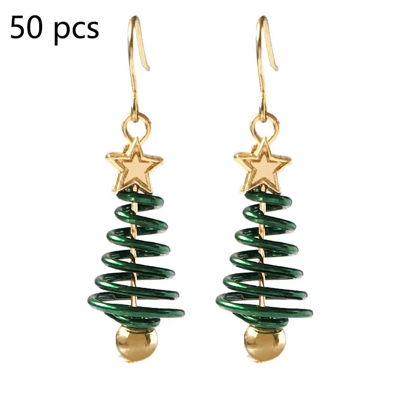 Christmas Earrings Tree Star DIY Earrings null