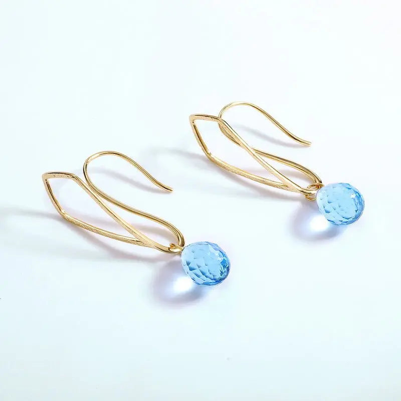 Crystal earrings earrings null