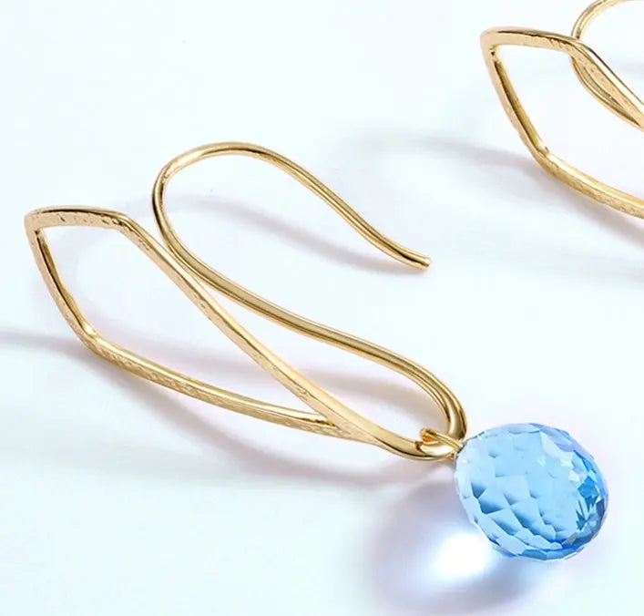 Crystal earrings earrings null