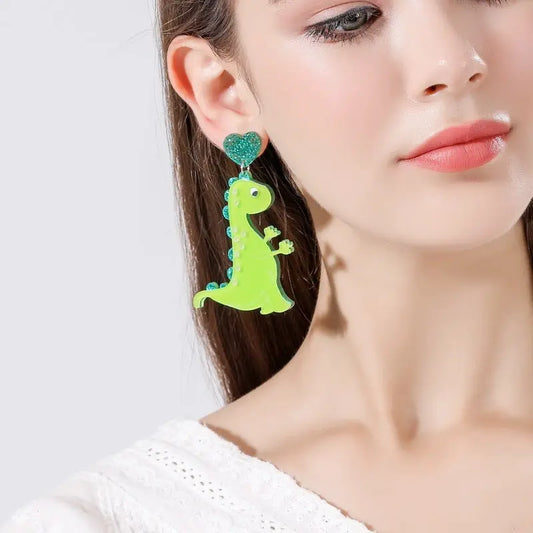 Dinosaur earrings earrings null