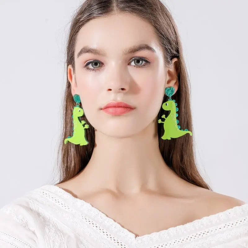 Dinosaur earrings earrings null