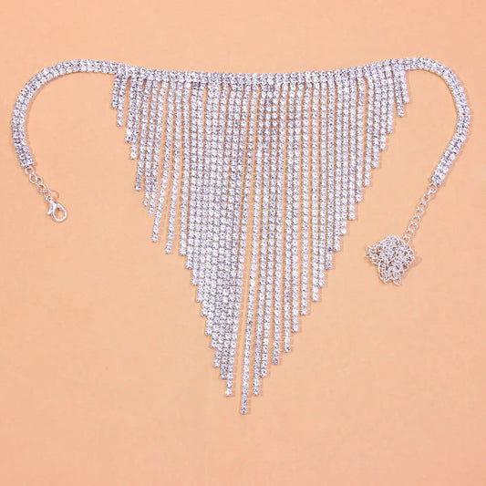 Double Row Necklace Symmetrical Alloy Necklace Necklace null