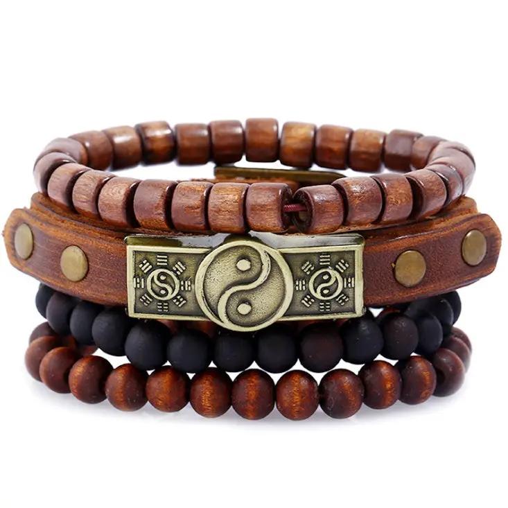 Fashion Beaded Leather Bracelets And Bracelets null