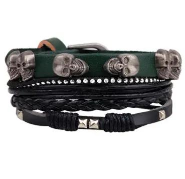 Fashion Beaded Leather Bracelets And Bracelets null