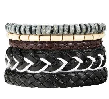 Fashion Beaded Leather Bracelets And Bracelets null
