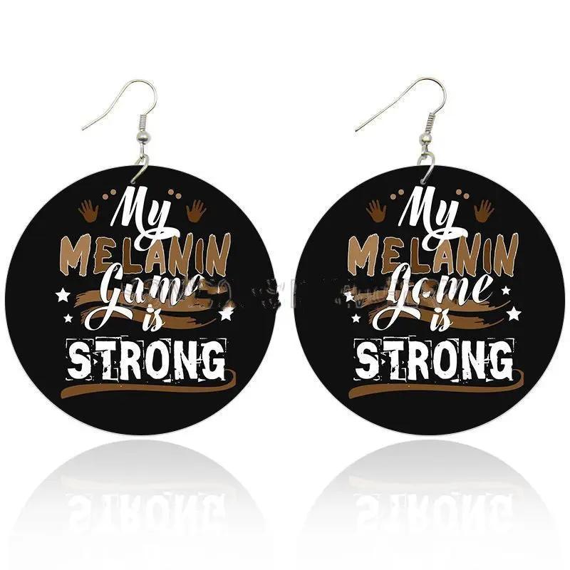 Fashion Wooden Earrings Earrings Earrings null