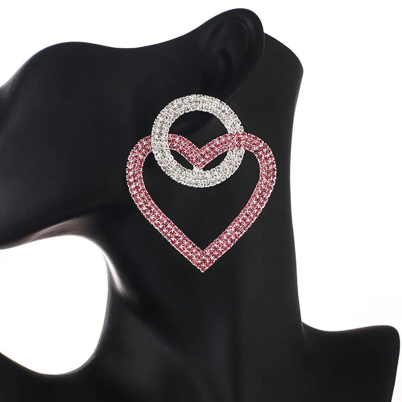Fashion peach Heart Accessories Earrings null