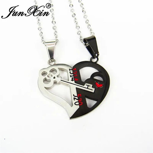 Love Key Combination Couple Necklace null