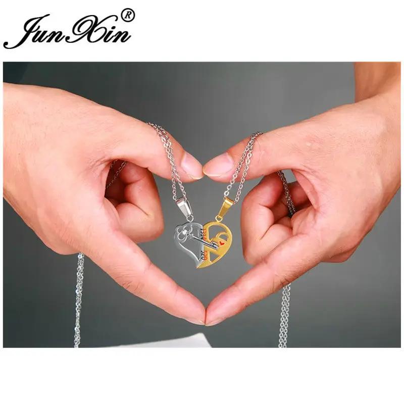 Love Key Combination Couple Necklace null