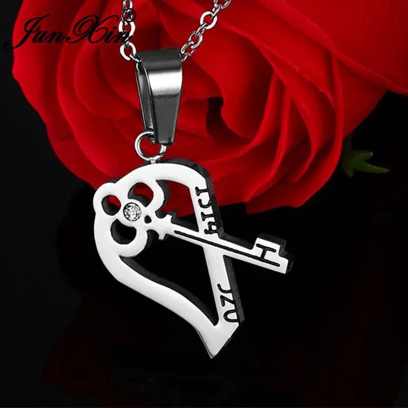 Love Key Combination Couple Necklace null