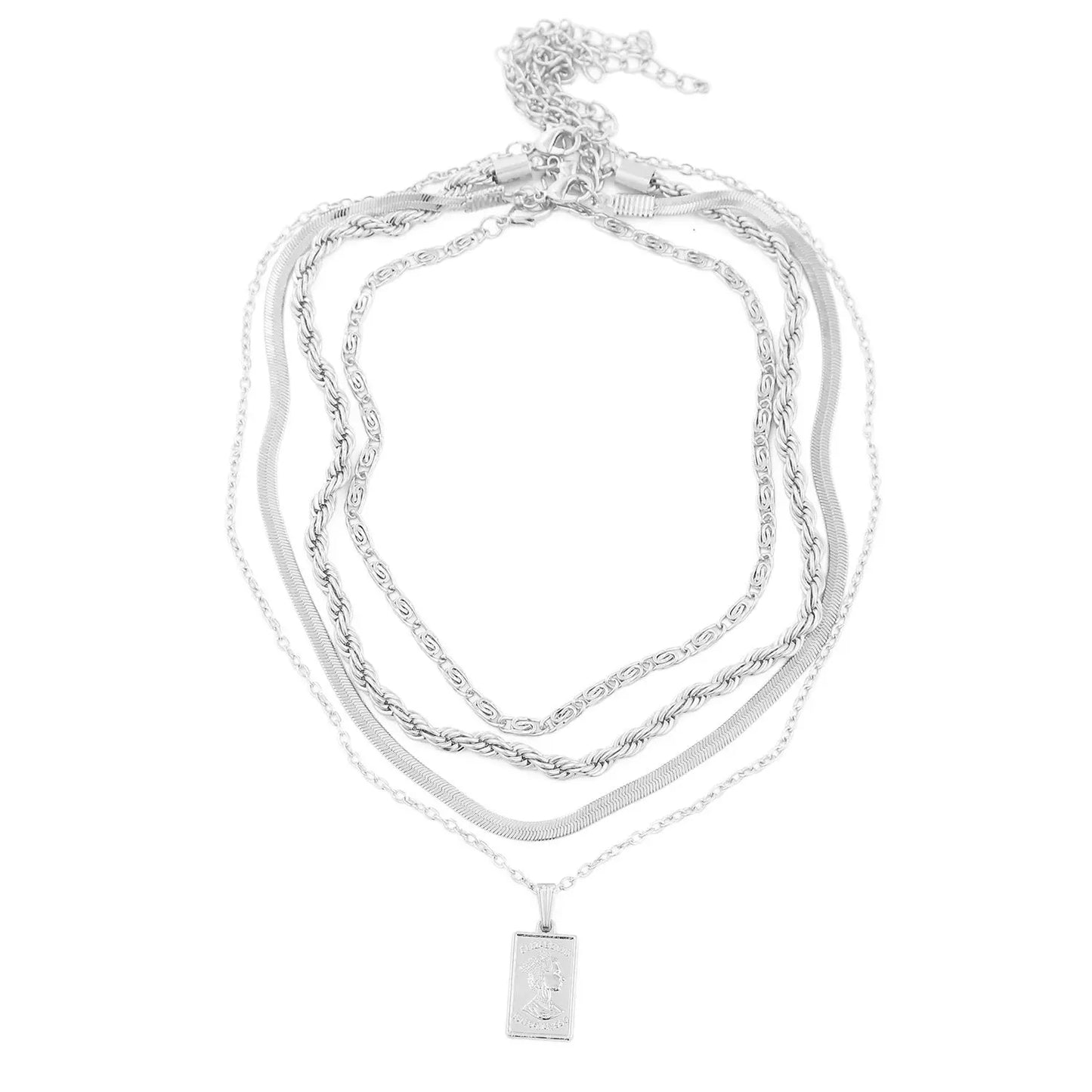 Necklace Female Twist Chain Necklace null