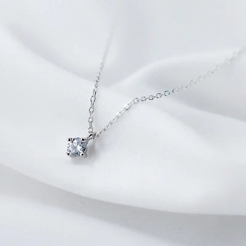 Necklace with Silver Necklace null
