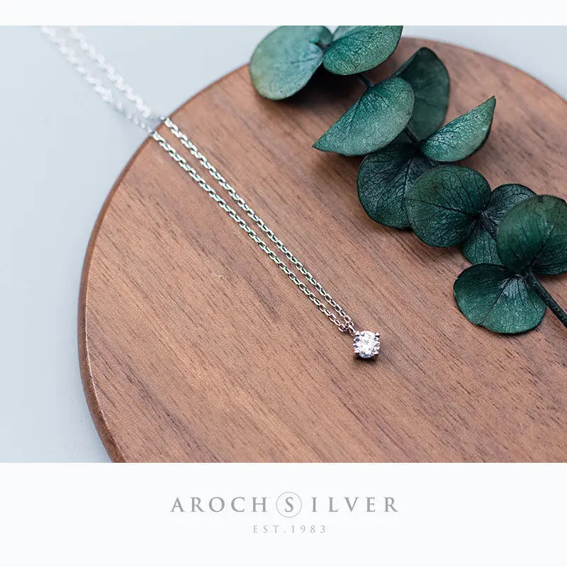 Necklace with Silver Necklace null