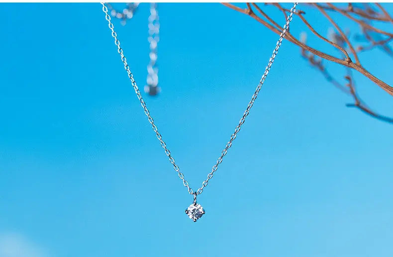 Necklace with Silver Necklace null